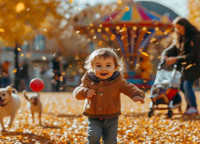 儿童故事广场（幼儿秋天和爸爸妈妈去广场玩成长小故事100字）