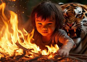 虎口拔牙儿童成语故事 火中取栗的意思解释