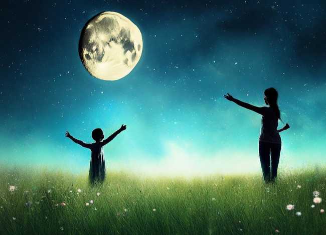 绘本故事合集 - 我爱你,一直到月亮上,再从月亮绕回来那么远月亮主题绘本合集