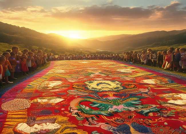 太阳山儿童故事书,《一幅壮锦》之壮锦民间故事 太阳山儿童故事书,《一幅壮锦》之壮锦民间故事