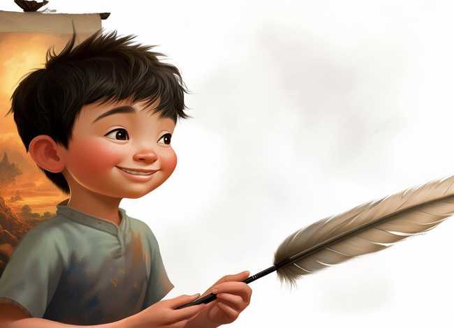 我读了很多儿童故事知道神笔马良；《神笔马良》读后感
