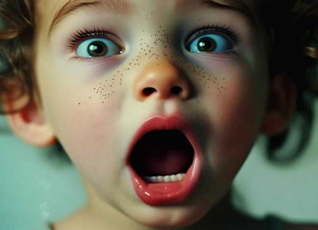 儿童惊讶表情图片、你知道怎么解读“惊讶”的微表情吗