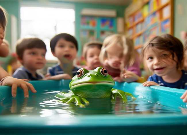 幼儿园井底之蛙的故事，幼儿园教学活动叙事