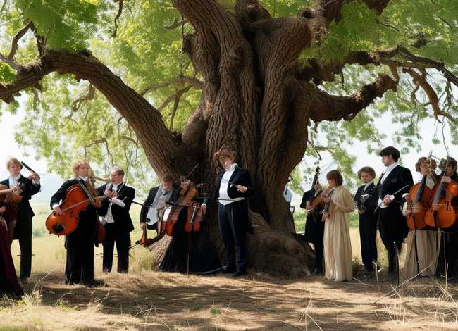 老树的故事；课文老树的故事这些身穿礼服的音乐家指什么