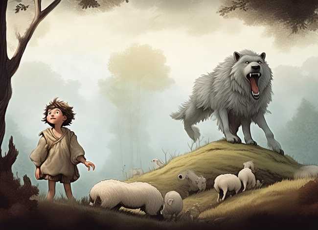 儿童睡前故事寓言；狼来了的故事 伊索寓言经典故事精选 儿童睡前童话小故事