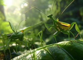 启蒙成语故事视频 - 螳螂捕蝉的动画片