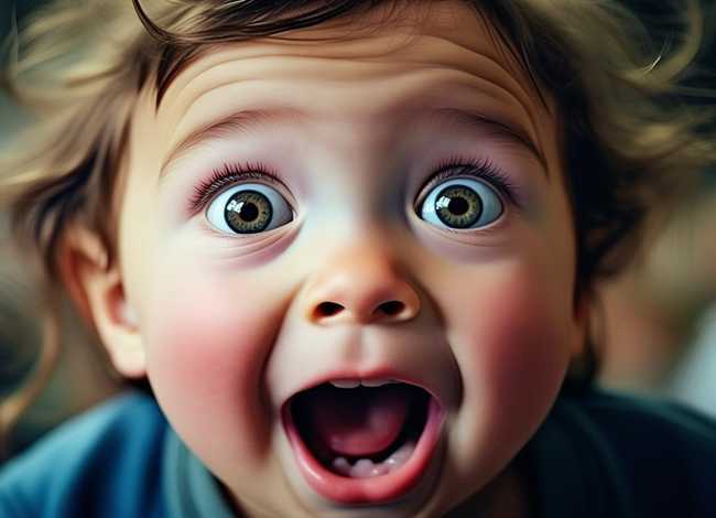 惊讶小孩原视频;如何把小孩那超多的表情生动呈现出来 惊讶小孩原视频;如何把小孩那超多的表情生动呈现出来