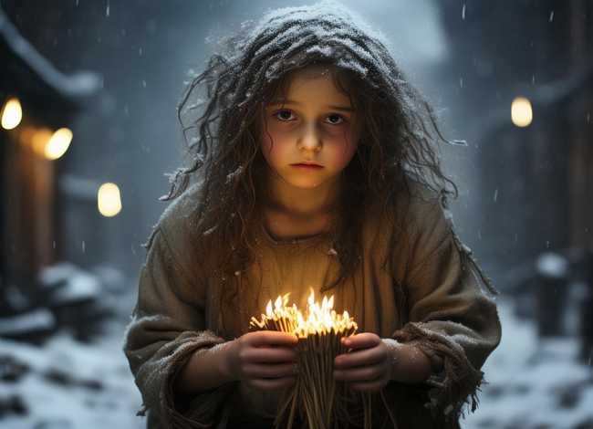 英语故事动画带翻译 - 英语童话故事带翻译买火柴的小女孩