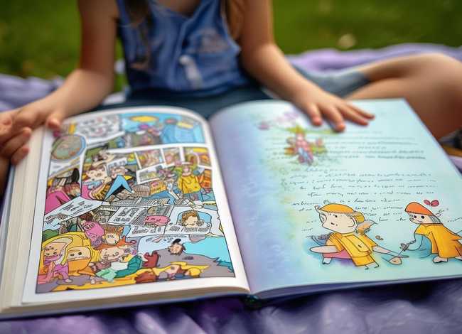 儿童漫画图像；绘本和漫画是一样的吗 绘本和漫画的区别