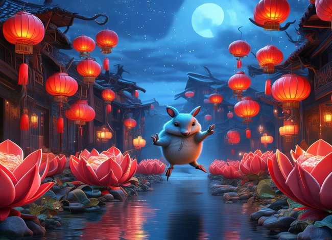 蓝袋鼠的故事完整版（中国情系列·元宵灯内容简介）