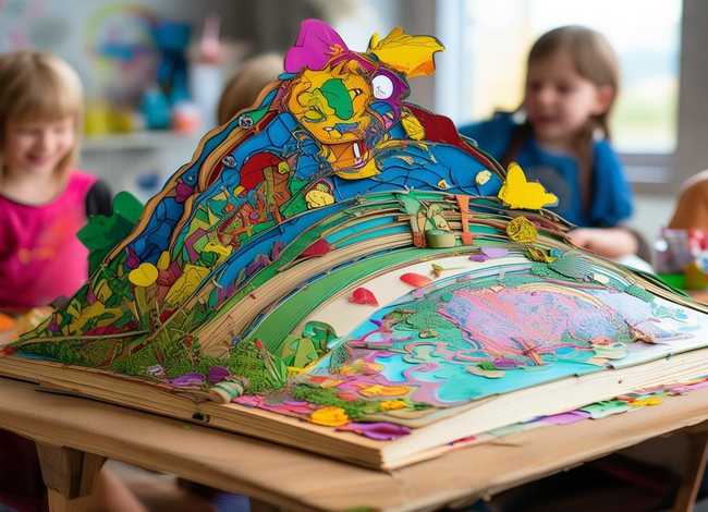 儿童手工故事带图片（立体童话故事书制作过程）