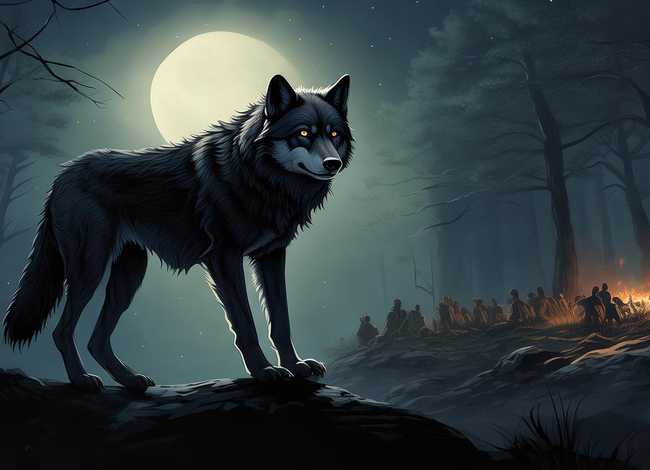 有关狼的小故事 与狼有关的小故事(关于狼的民间故事)