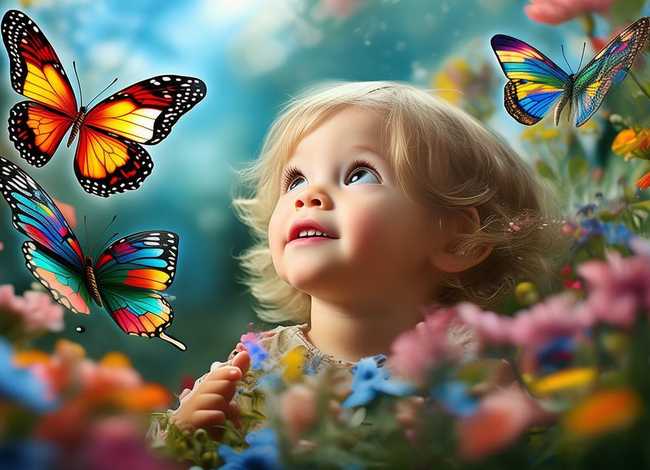 三只蝴蝶儿童故事英文版；幼儿园小故事《三只蝴蝶》儿童故事绘本分享