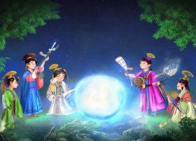 中国神话儿童剧本、五个人演的中国古代神话