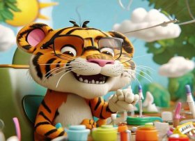 儿童故事老虎拔牙图片 - 老虎拔牙的故事告诉小朋友什么道理