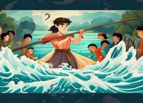 大禹治水的故事儿童版带拼音 - 大禹治水是什么意思