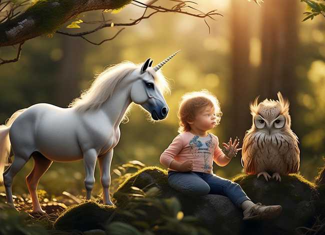 童话故事绘画图片；怎样培养北鼻的想象能力