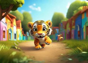 儿童故事动物园、小老虎逃出动物园400字童话故事