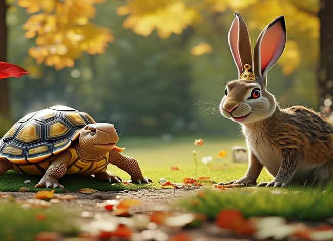 故事吧完整版 “龟兔赛跑”故事新编