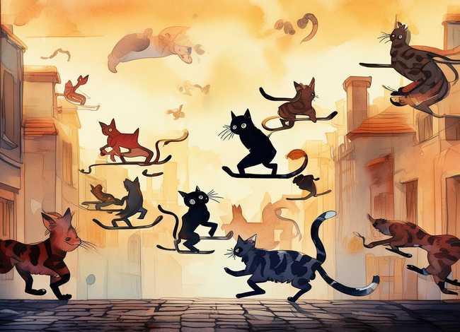 故事《野猫的城市》，【蒙氏阅读(大一班)诗歌内容】 蒙氏诗歌