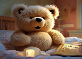 小狗的儿童睡前故事 好奇的狗熊睡前小故事