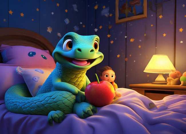 儿童睡前免费听故事小蛇吃苹果（儿童睡前关于蛇的故事）