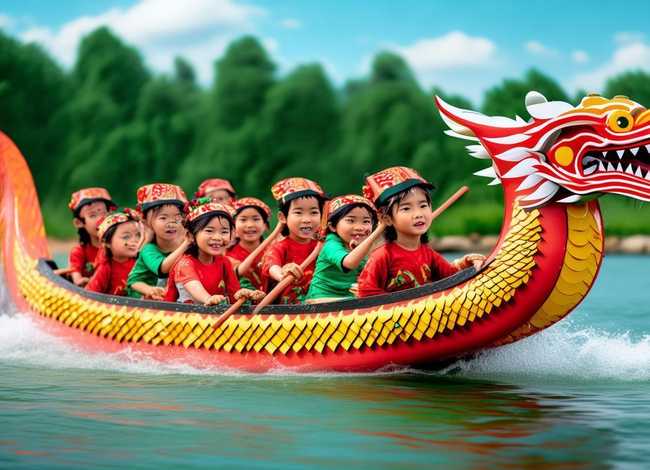 端午节儿童绘画，儿童产品设计