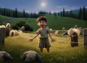 儿童版狼来了的故事 儿童睡前故事—《狼来了》