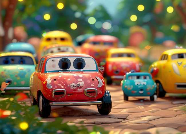 宝宝小汽车故事、少儿睡前故事-彩色的小汽车 宝宝小汽车故事、少儿睡前故事-彩色的小汽车