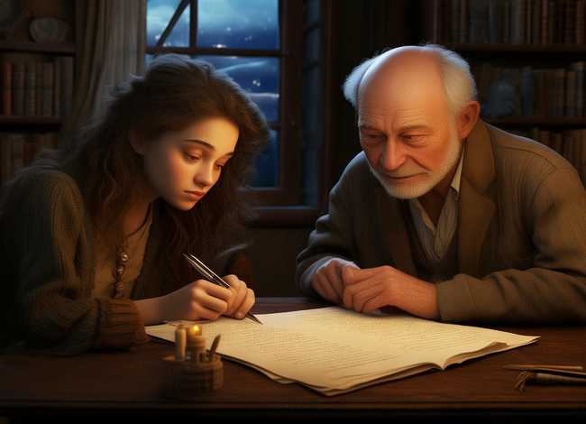 写信和读信的故事的主要内容、写信和读心是谁写的