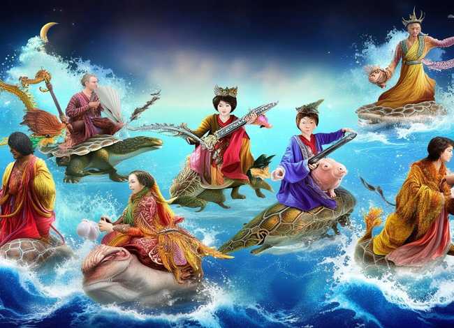 儿童故事八仙过海传说 - 八仙过海(故事)需详细一点的,急用,谢谢!