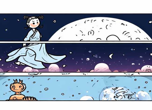 小学生嫦娥奔月故事简笔连环画;a4纸画横钩图的连环画中国古代故事怎么画 小学生嫦娥奔月故事简笔连环画;a4纸画横钩图的连环画中国古代故事怎么画