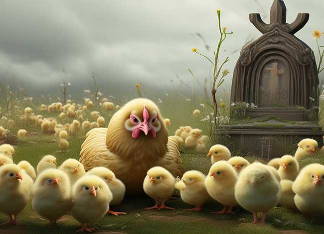 儿童故事书小鸡完整版；关于小鸡的童话故事-小母鸡之死