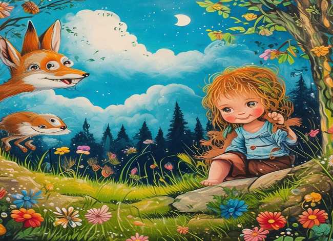 儿童画童话 - 格林童话的绘画怎么画