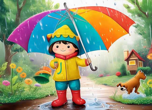 豹子的绘本故事 - 绘本讲师训练营【59】期14-21阅读原创—《一个下雨天》