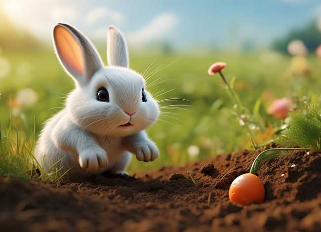 萝卜的幼儿故事 小白兔种萝卜故事道理