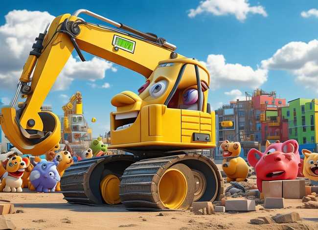 儿童动画推土机故事；汪汪队立大功Mission Paw - Rubble的使命系列 推土机-详细介绍