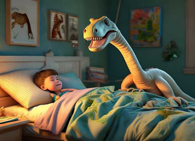 霸王龙儿童睡前故事3-6岁有声阅读（恐龙的儿童睡前故事）