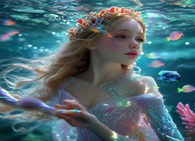 幼儿故事小公主 - 美人鱼公主(海的女儿) 儿童睡前故事 安徒生童话