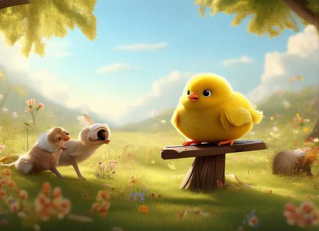 儿童故事小鸡的故事，小鸡学本领的童话故事