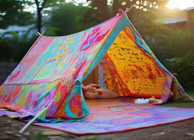 自制儿童帐篷（自制迷你小帐篷教程）