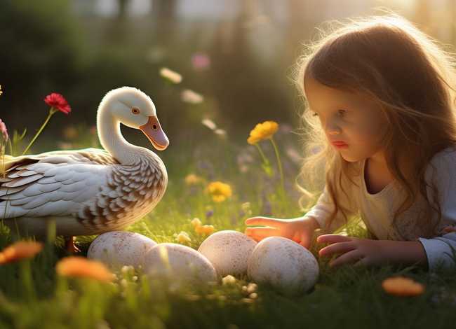 鹅儿童故事、一只鹅的胎教故事