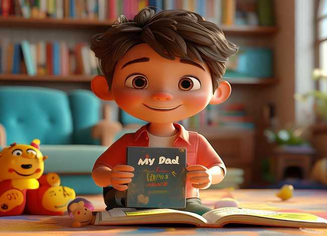 儿童故事我的爸爸；我的爸爸作文300字三年级小学生
