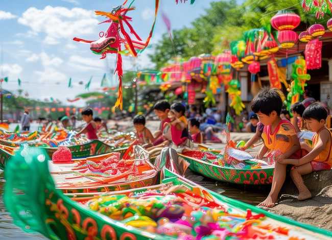 儿童端午节画画作品图片，端午节怎么画画才好看