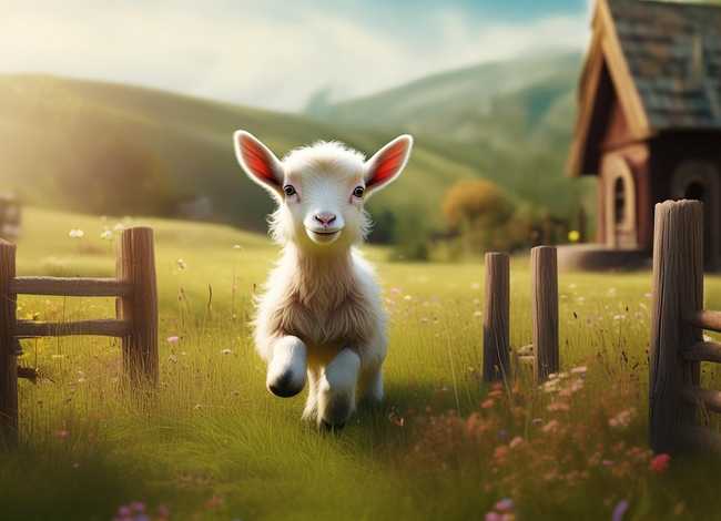 儿童故事翻译（儿童英语小故事带翻译-公羊触篱）