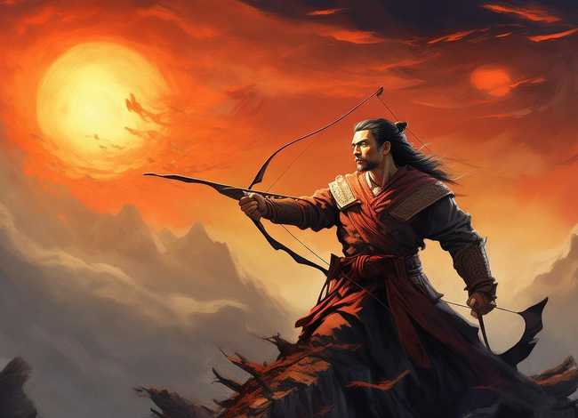 后羿射日的故事小故事视频 - 「亲子故事」后羿射日