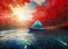 小不点的故事书，蓝帆船红叶林主要内容是什么