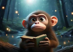 关于保护眼睛的小学故事简短（睡前小故事 小猴成了近视眼）