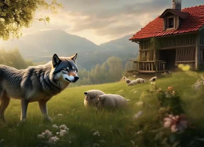 德语短篇故事；狼和七只小羊的故事德语简单描述