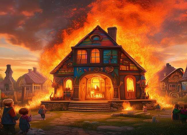 儿童故事着火了 编童话着火了怎么写 儿童故事着火了 编童话着火了怎么写